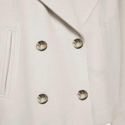 Veste en Laine Silhouette Architecturée pour Femme