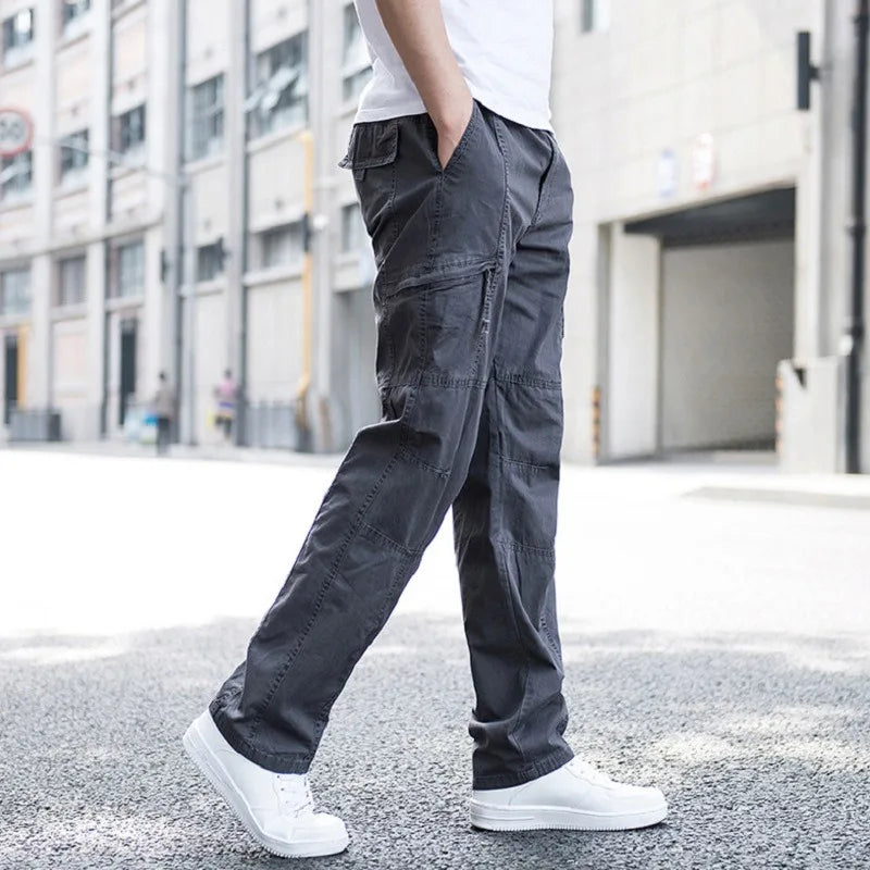 Pantalon cargo homme coton bio 4 voies poches fonctionnelles