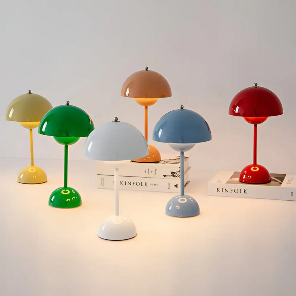 Bezdrátová stolní lampa s nastavitelným ambientním osvětlením