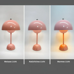 Bezdrátová stolní lampa s nastavitelným ambientním osvětlením