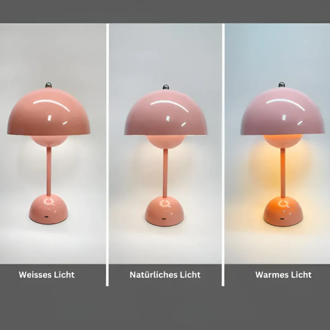 Lampe de table sans fil avec éclairage ambiant réglable