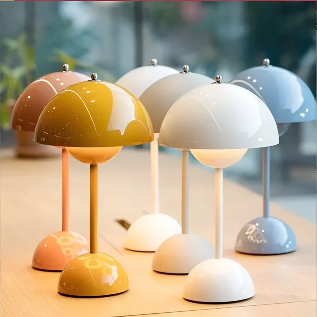 Lampe de table sans fil avec éclairage ambiant réglable