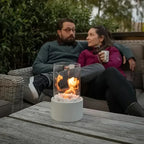 Přenosná moderní stolní lampa s plamenem do interiéru i exteriéru