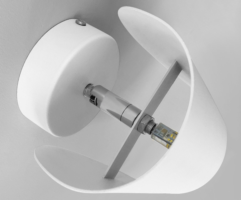 Applique murale LED haut-bas 6W intérieur et extérieur en aluminium