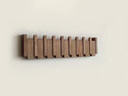 Porte-manteau en bois design piano pour entrée et couloir